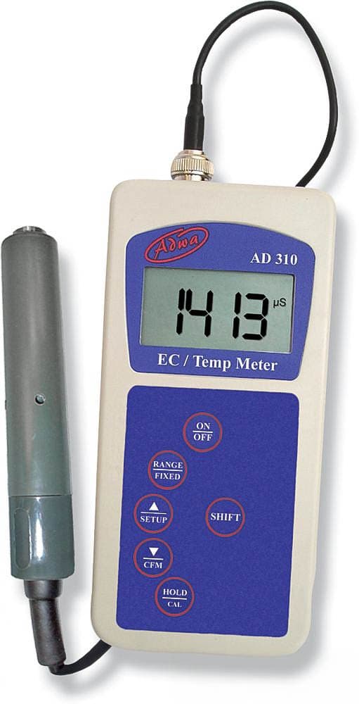 ADWA AD310 prenosni merilnik prevodnosti in temperature
