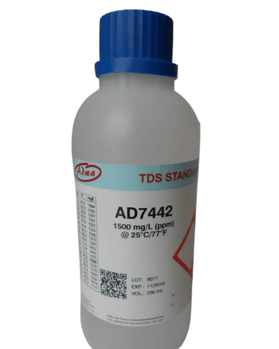 ADWA AD7442 kalibracijska raztopina TDS, 1500 ppm, 230 ml