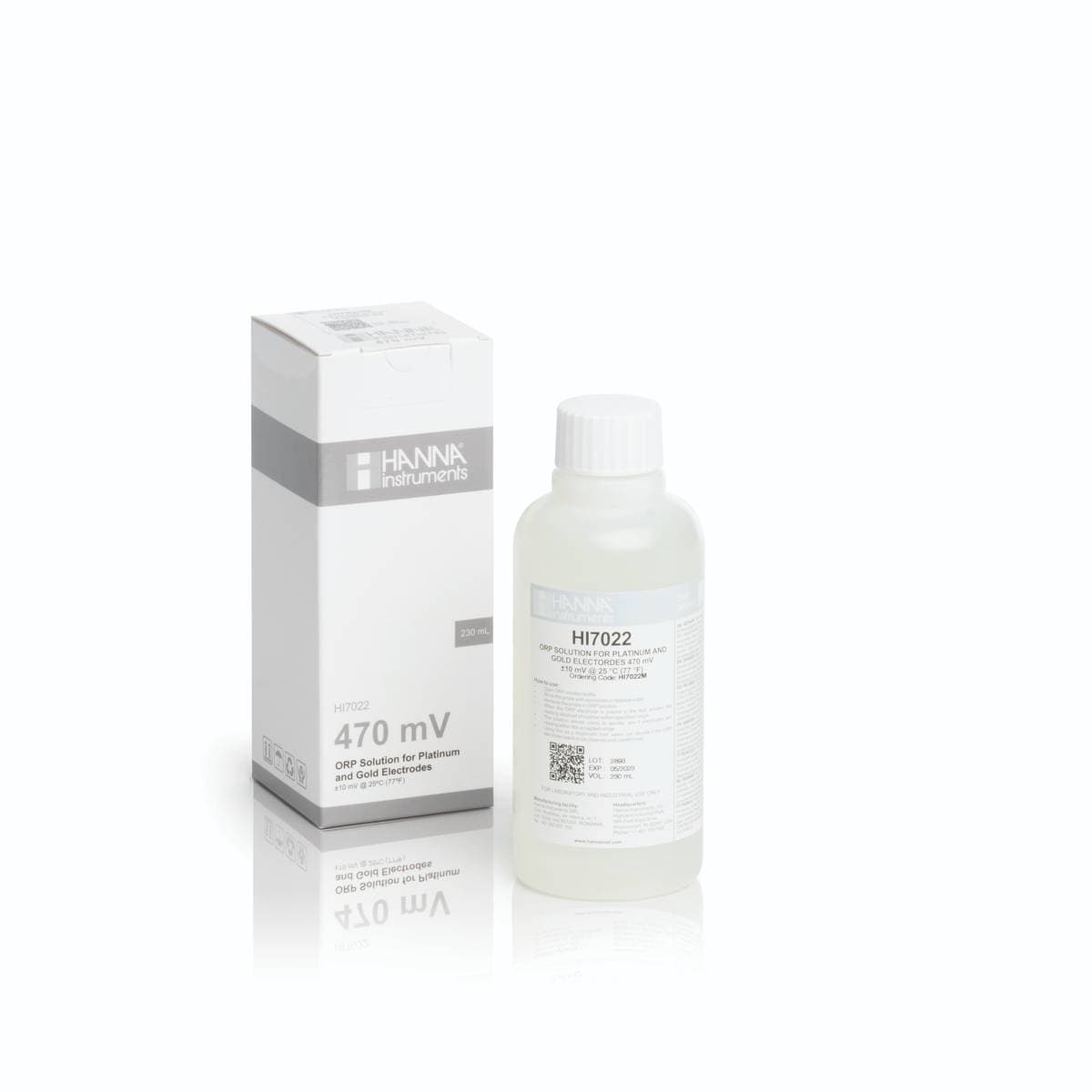 Hanna HI7022M referenčna ORP-raztopina, +470 mV, 230 ml