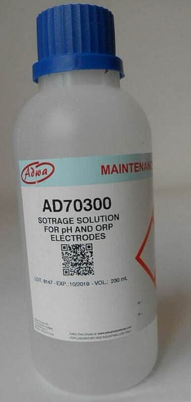 ADWA AD70300 raztopina za shranjevanje pH-elektrod, 230 ml